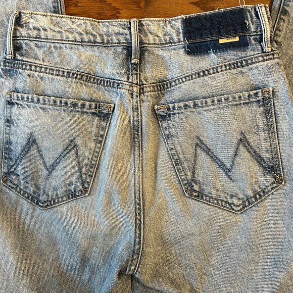 MOTHER Denim Jeans The Swooner Rascal Ankle - Signs & Symbols Size 26 - Picture 11 of 16